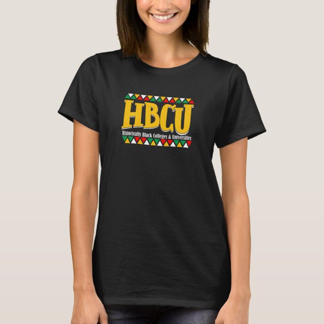 Hbcu Historisch Black Unis & Universitäten Al T-Shirt (Vorderseite)
