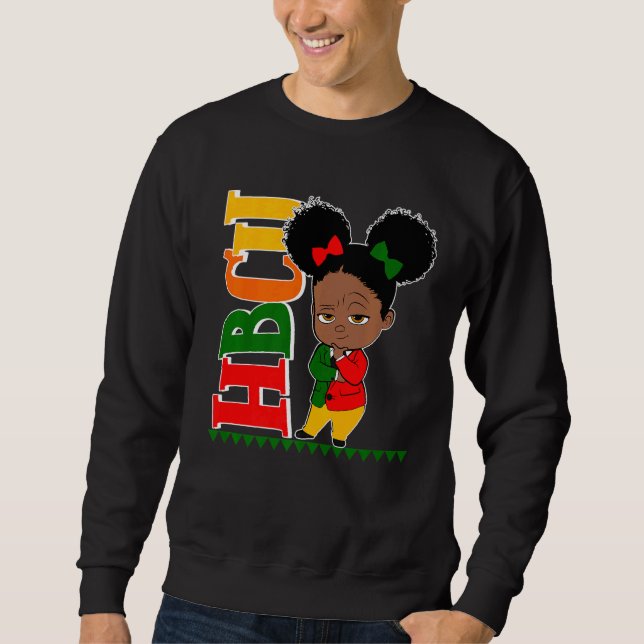 Hbcu Historisch Black Unis & Universitäten Sweatshirt (Vorderseite)