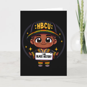 Hbcu Historisch schwarze College-Kleidung Schwarze Karte