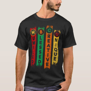 Hbcu Humbled Selige, einzigartige Schwarze Uni T-Shirt