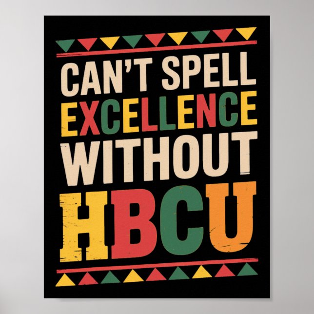 Hbcu Juneteenth Schule Historisch Hbcu Poster (Vorne)