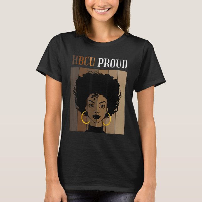 HBCU Proud Historical Black Colleges Universities  T-Shirt (Vorderseite)