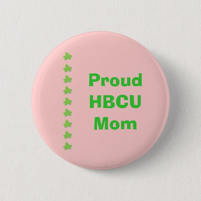 HBCU rosa und grüne MAMA Button (Vorderseite)