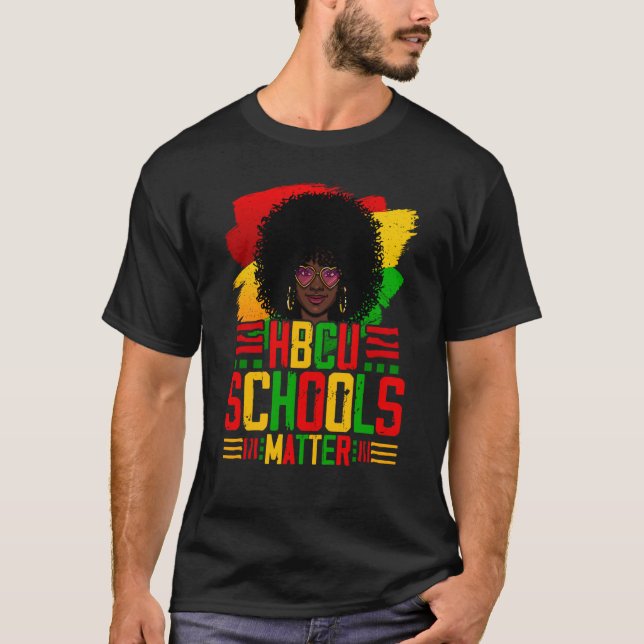 HBCU Schools Matter Historical Black College Alumn T-Shirt (Vorderseite)