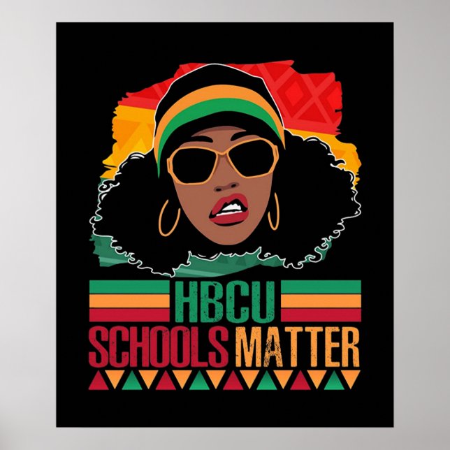 HBCU Schulen Materie Vintag Poster (Vorne)