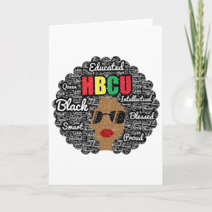 Hbcu-Shirt Historische Schwarze Hochschulabsolvent Karte