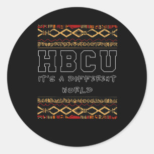 Hbcu-Tag-Aufkleber Runder Aufkleber