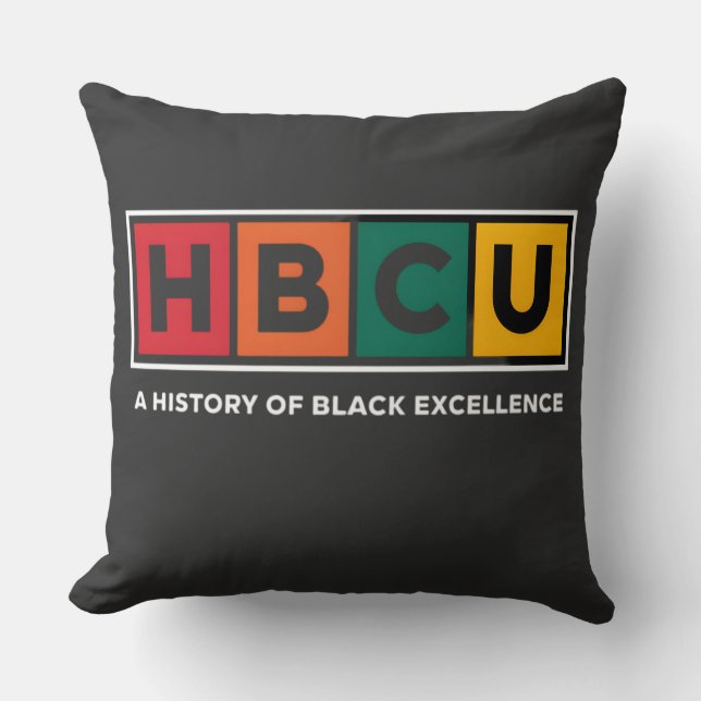 HBCU Throw Pillow Kissen (Vorderseite)