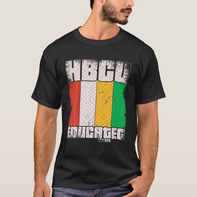 HBCU unterrichtete Vintage Schwarzgeschichte T-Shirt (Vorderseite)
