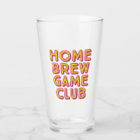 HBGC Pint Glass - Gelb / Lila Logo