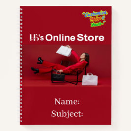 HB's Online Store Spiral Notebook Writing Supplies Notizbuch