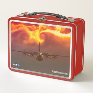 HC-130J SUPER HERCULES METAL LUNCH BOX