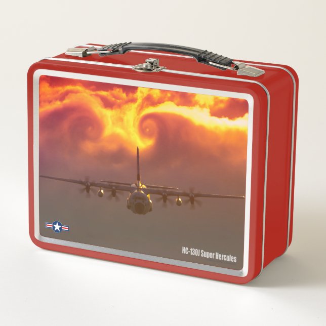 HC-130J SUPER HERCULES METAL LUNCH BOX (Vorderseite)