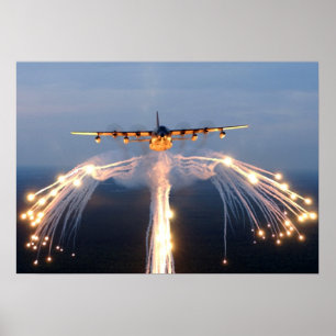 HC-130P/N-Kampfjets Poster