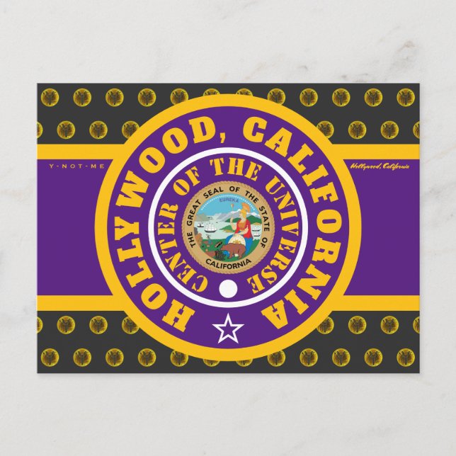 HCACOU HOLLYWOOD, CA (COU) 2 POSTKARTE (Vorderseite)