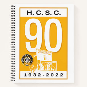 HCSC 90th, Hard Cover 8 1/2 x 11 Lined Notebook Notizbuch