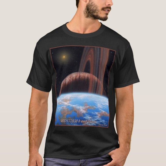 HD177830 b und Mond-Shirt T-Shirt (Vorderseite)