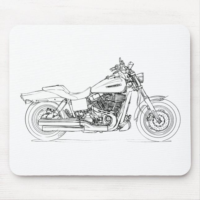 HD CVO Dyna fetter Bob 2009 Mousepad (Vorne)