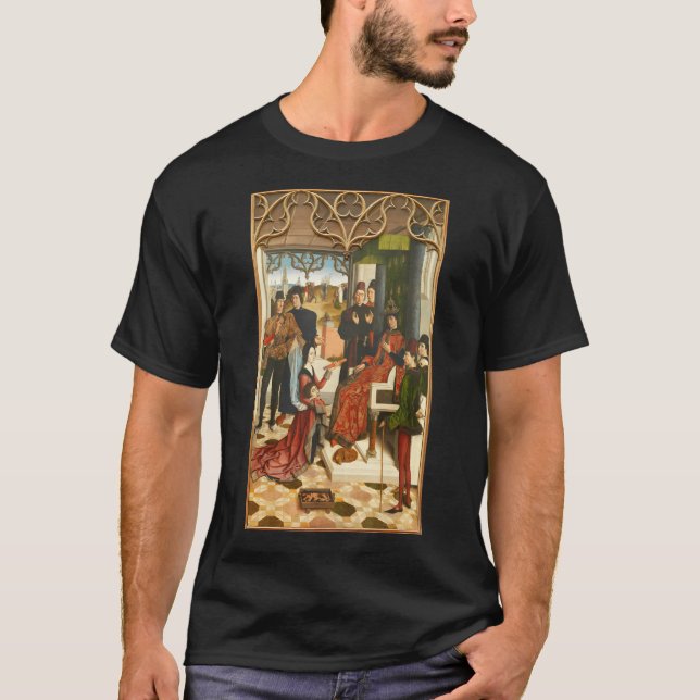 Hd Gerechtigkeit des Kaisers Otto III (Panel 2 von T-Shirt (Vorderseite)