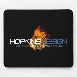 HD Logo-Flammen Mousepad