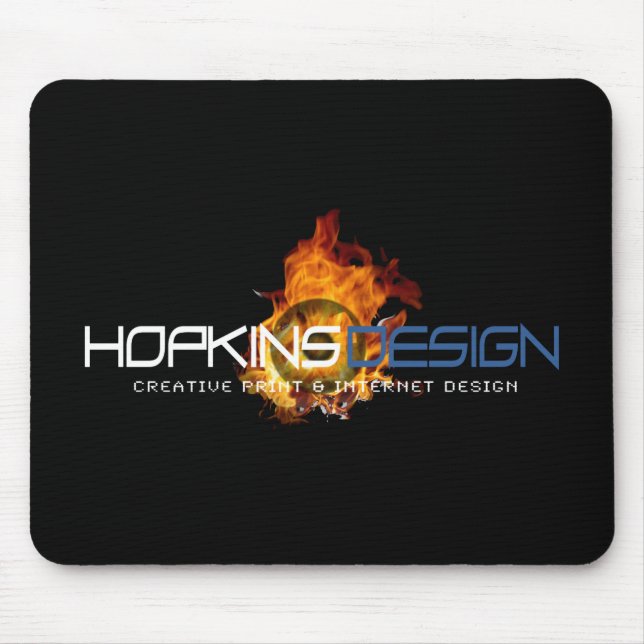 HD Logo-Flammen Mousepad (Vorne)