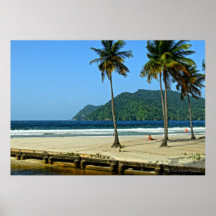 HD Maracas Beach Poster