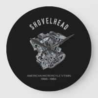 HD Motorrad Vtwin Shovelhead Motor Zeichnend Fahrr