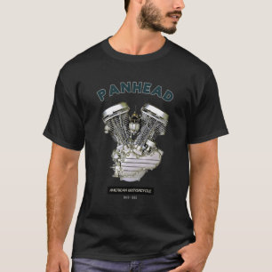 Hd Panhead V-Twin Motor Motorrad 4865 Biker Gea T-Shirt