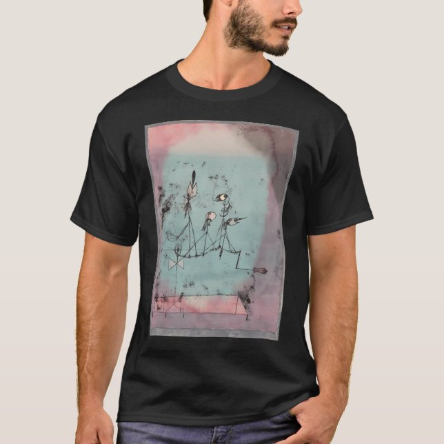 Hd. Twitter-Maschine von Paul Klee. Hoch T-Shirt (Vorderseite)
