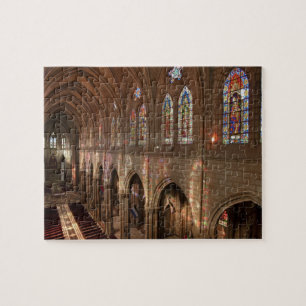 HDR-Bild des Basilika-Innenraums, Quito, Ecuador Puzzle