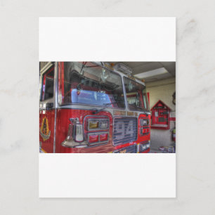 HDR-Feuerzug Postkarte