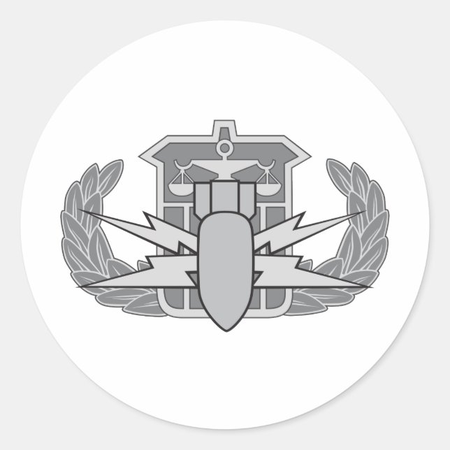 HDS-Abzeichen Runder Aufkleber (Vorderseite)