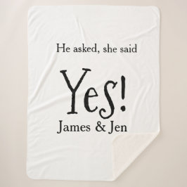He asked she said yes engagement party name simple sherpadecke