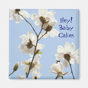 He Baby-Kuchen! Magnet Liebe-Schatz-Magnolien