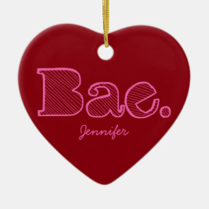 He Bae. Freundinfreund-Jargon Keramik Ornament
