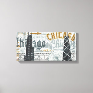 He Chicago Vintag Leinwanddruck