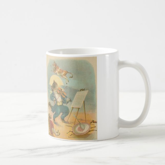He Diddle Diddle Kinderzimmer-Reim-Tasse Tasse (Rechts)