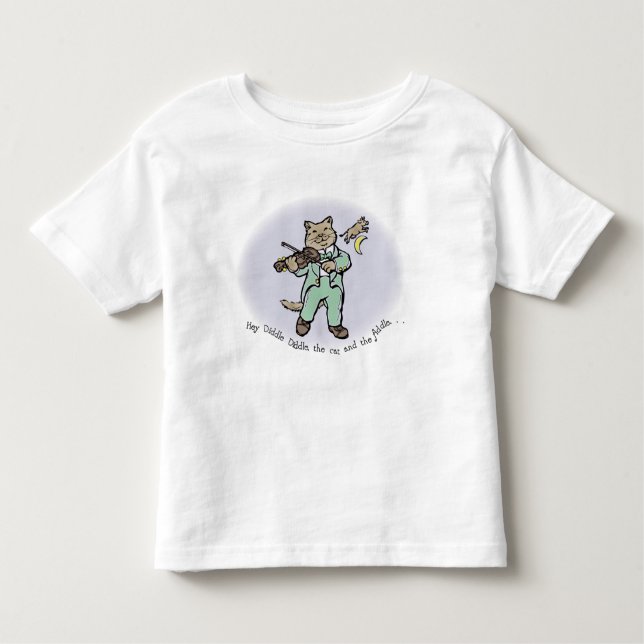 He Diddle Diddle Kleinkind T-shirt (Vorderseite)