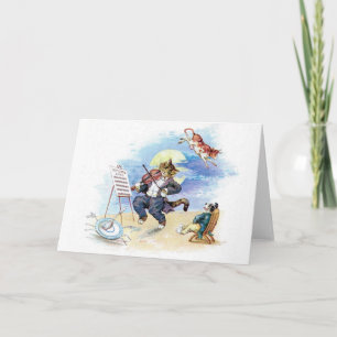 He, Diddle, Diddle Szene, Gruß-Karte Karte