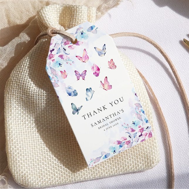 He Gives Me Butterflies Bridal Shower Geschenkanhänger (Von Creator hochgeladen)