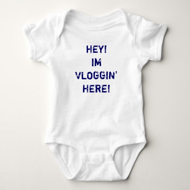 He, Im Vloggin hier! Shirt (Vorderseite)