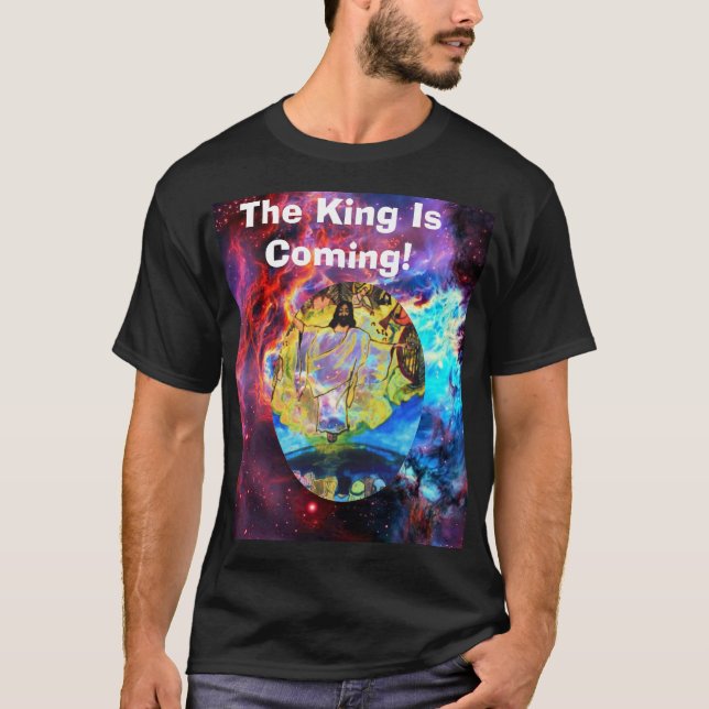 HE IS COMING  T-Shirt (Vorderseite)