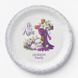 He is Risen! Easter Sunday Pappteller