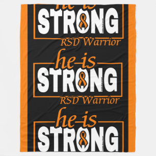HE IS STRONG... FLEECEDECKE