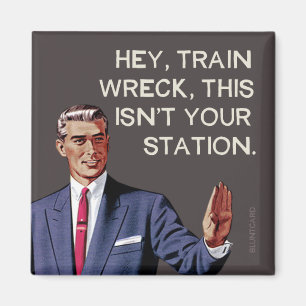 He, ist Zugwrack, dieses nicht Ihre Station Magnet