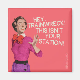 He, ist Zugwrack, dieses nicht Ihre Station Magnet