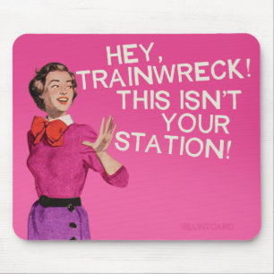 He, ist Zugwrack, dieses nicht Ihre Station Mousepad