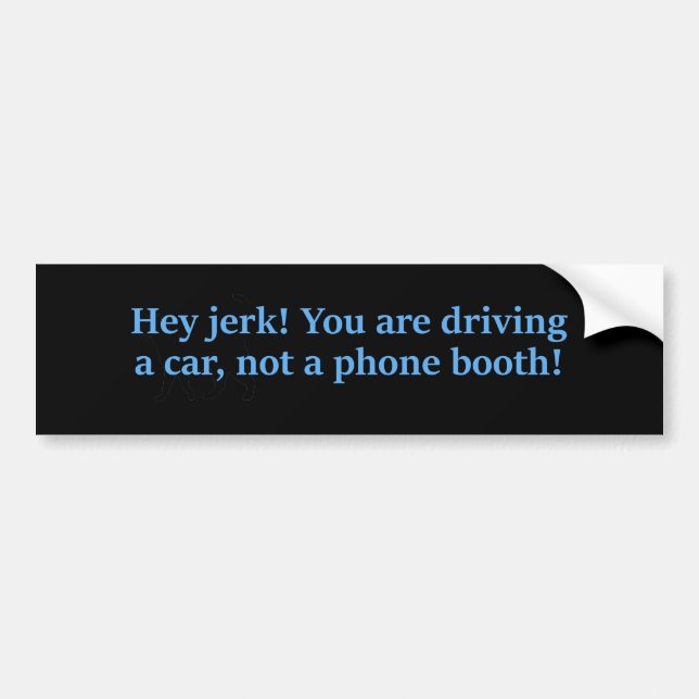 He Jerk Driving Car Autoaufkleber (Vorne)