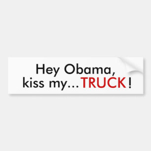 He küssen Obama, mein…, LKW! Autoaufkleber