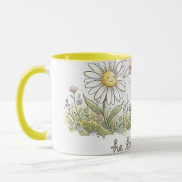 He Loves me - Daisy Love me not Whimsical Combo Tasse